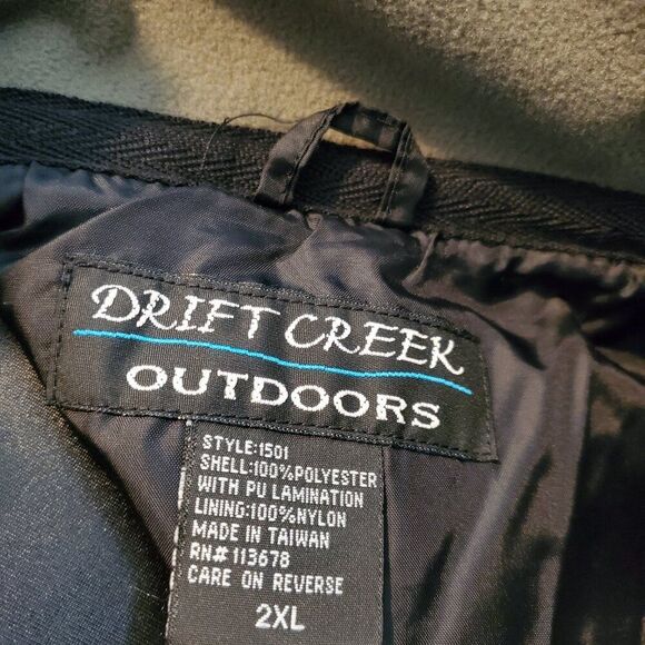 NW RODS FISHERMEN Fleece Drift Creek Outdoors Fleece Jacket - 2XL - Picture 5 of 8